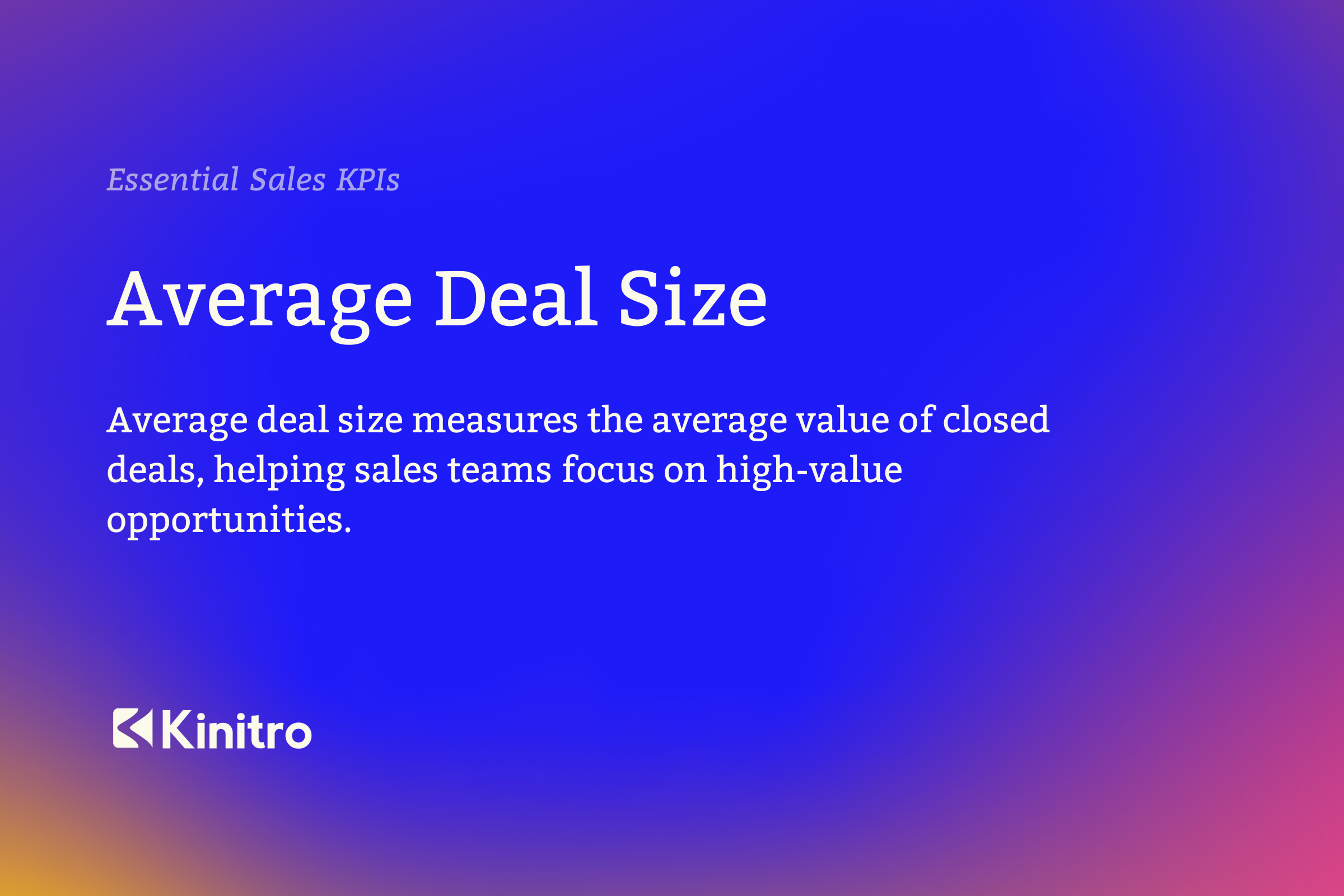 Average Deal Size