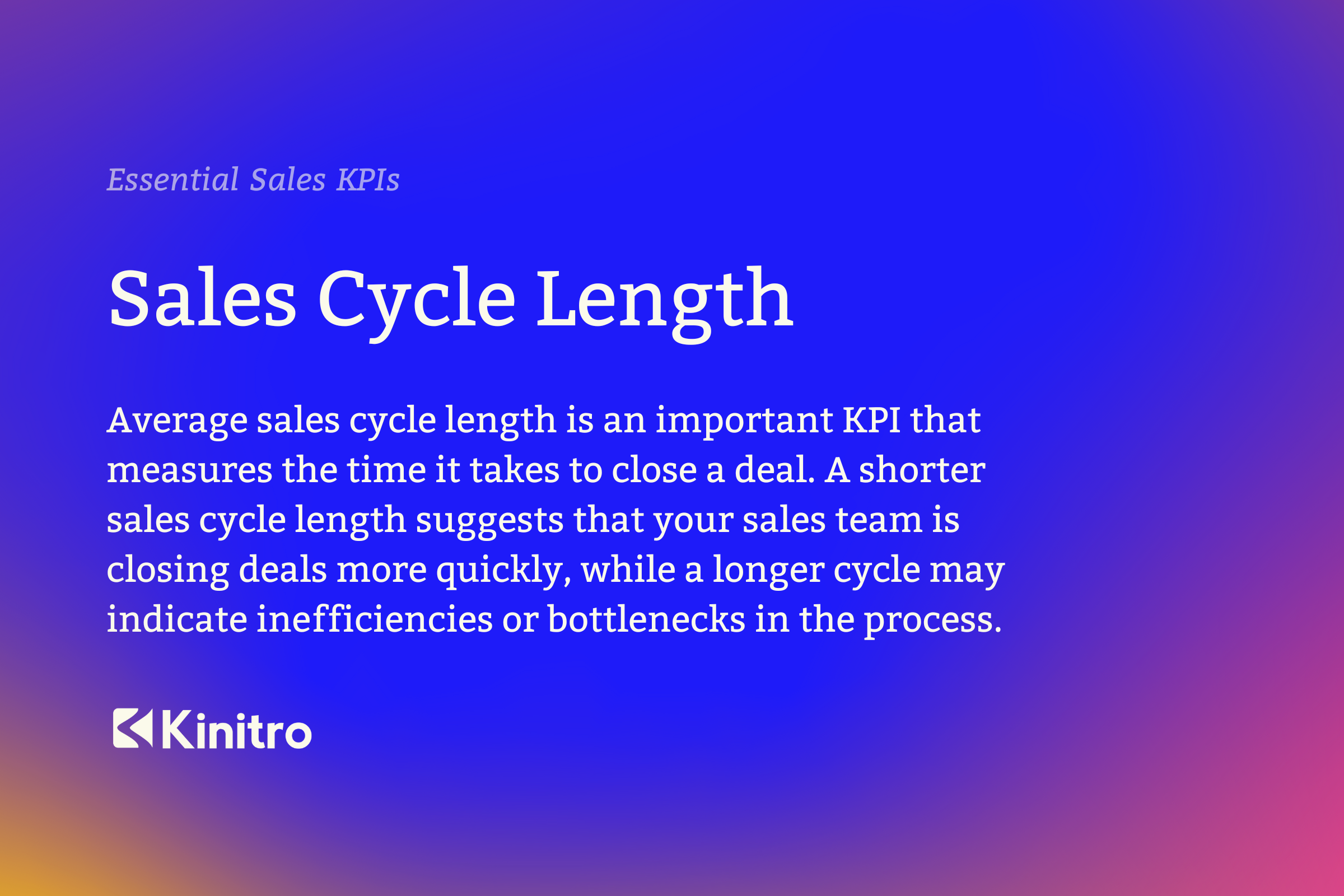 Sales Cycle Length